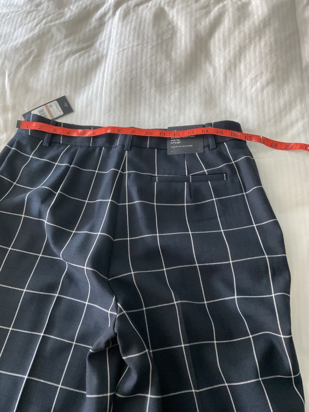 NWT Classy Tommy Hilfiger high waisted sailor pants 12 - Picture 7 of 10